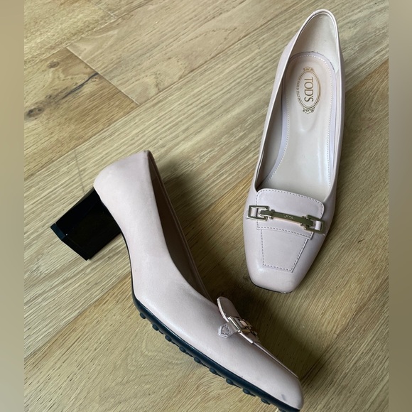 Tods light pink clump pumps - Picture 2 of 9